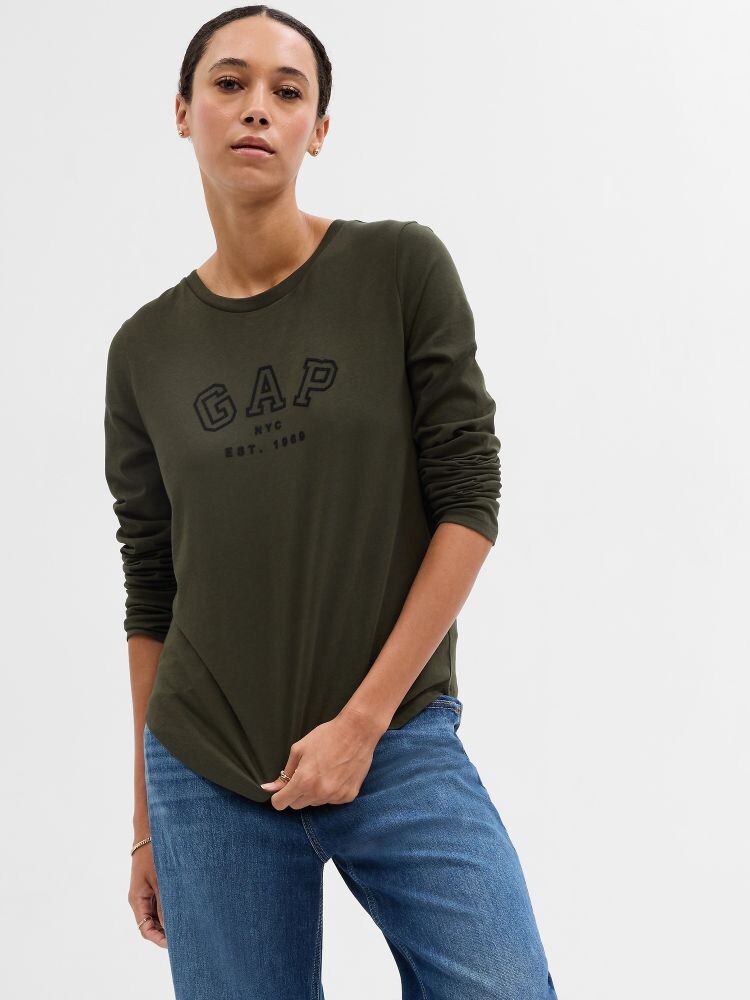 

Футболка с логотипом Gap, зеленый