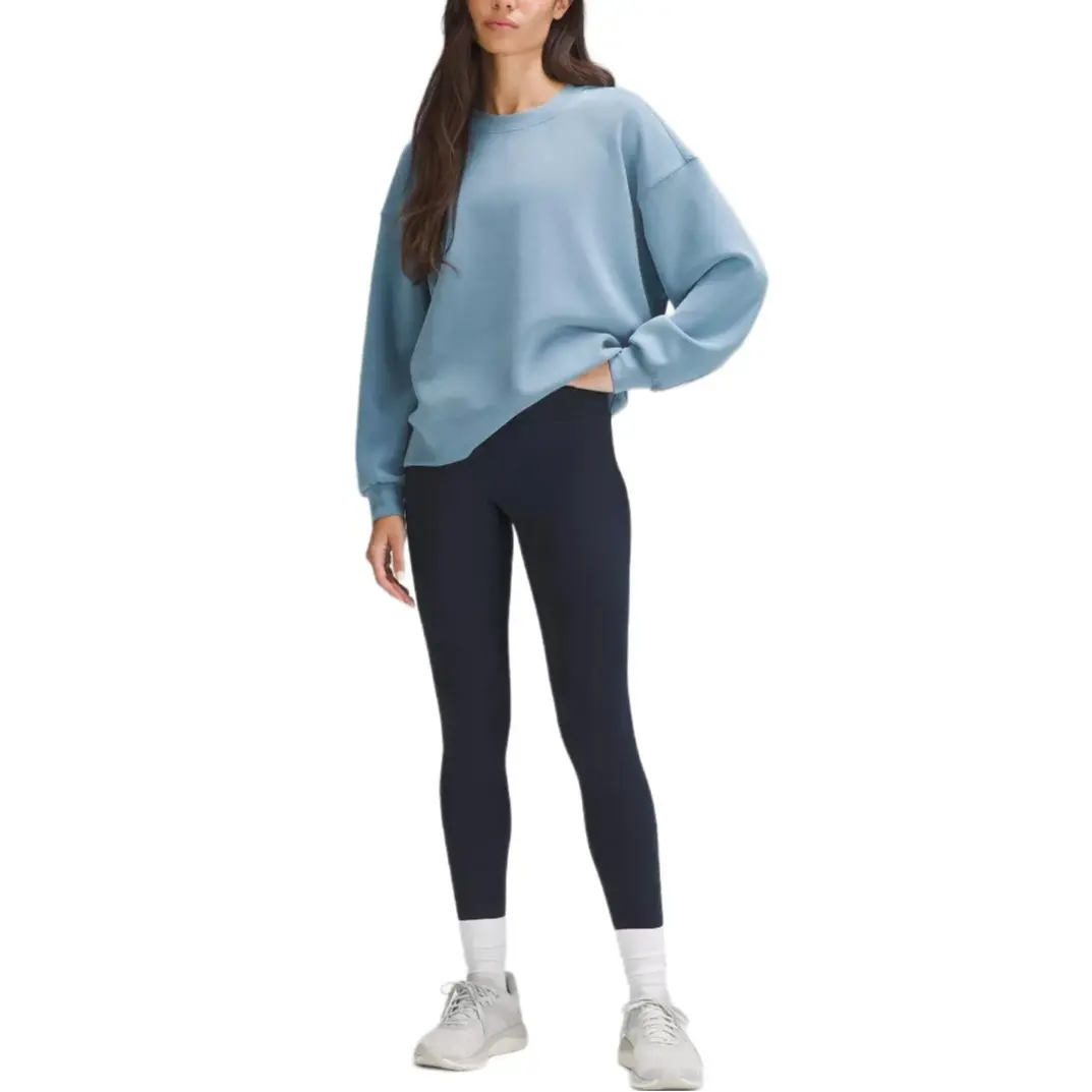 

Флисовые высокие талии Tight Athletic брюки Women's Lululemon, синий