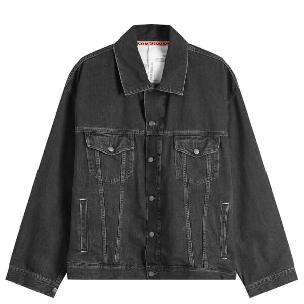 

Роберт свободная джинсовая куртка Acne Studios, черный