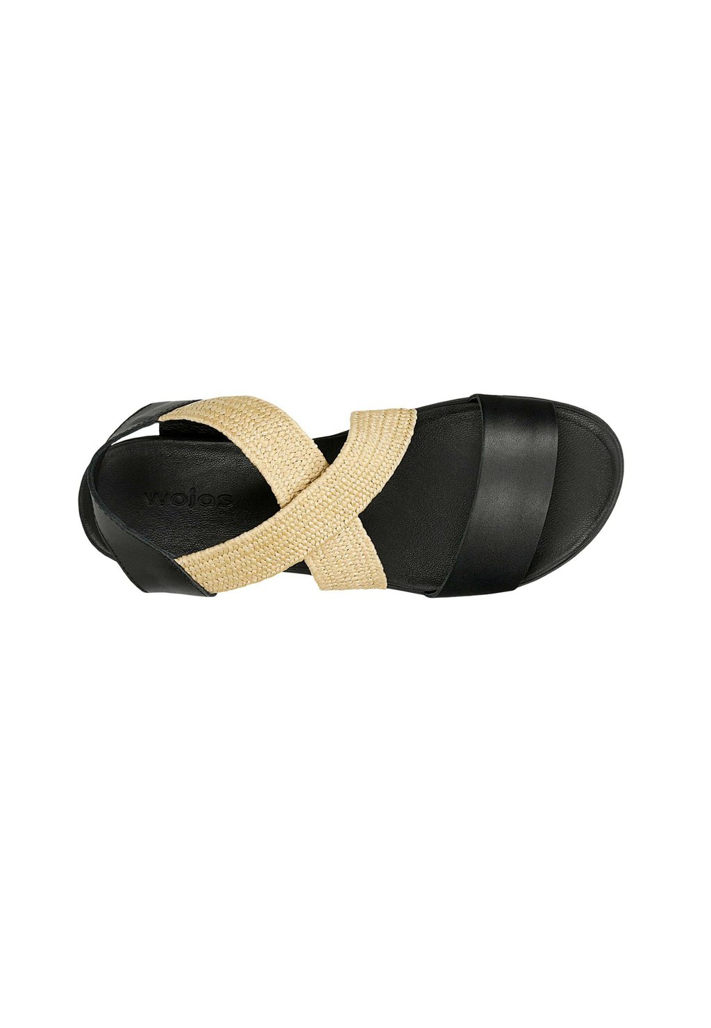 Босоножки на танкетке MASYWNE - Platform sandals Wojas, черный — фото 3