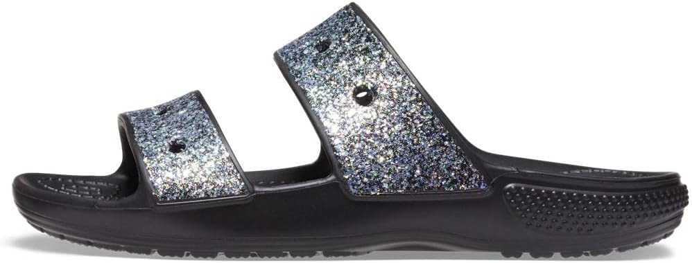 Унисекс сандалии Crocs Classic с улыбкой, черный — фото 2