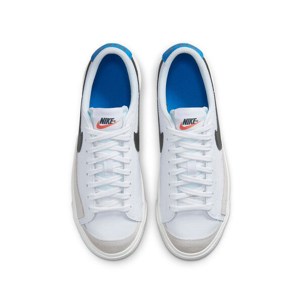 Кроссовки blazer low '77 'white light photo blue' Nike, белый — фото 4