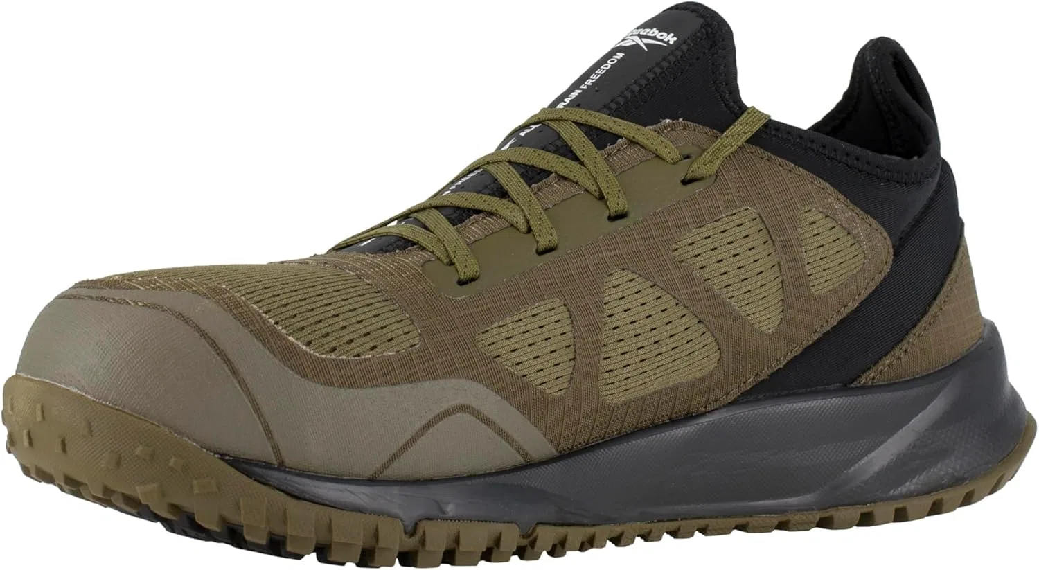 Мужские защитные кроссовки Reebok Safety for All Terrain для бездорожья, зеленый
