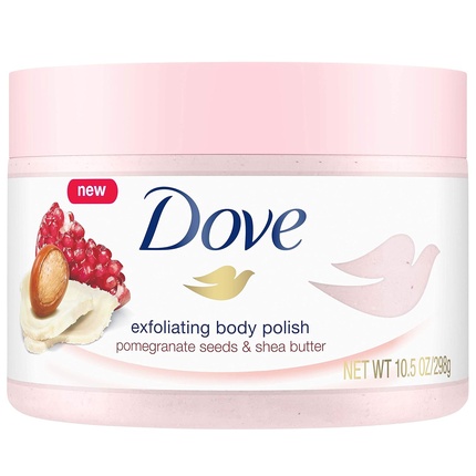 

Отшелушивающий скраб для тела с гранатом и ши для шелковистой кожи Dove