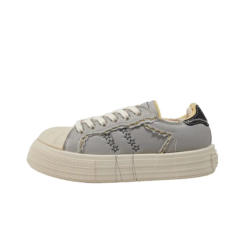 

Кроссовки FORESHADOW Skateboarding Shoes Unisex Low-top Gray, серый