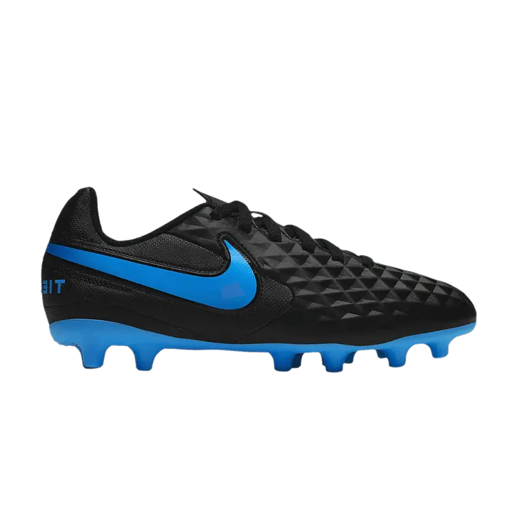

Бутсы Nike Tiempo Legend 8 Club MG GS 'Black Blue Hero', черный