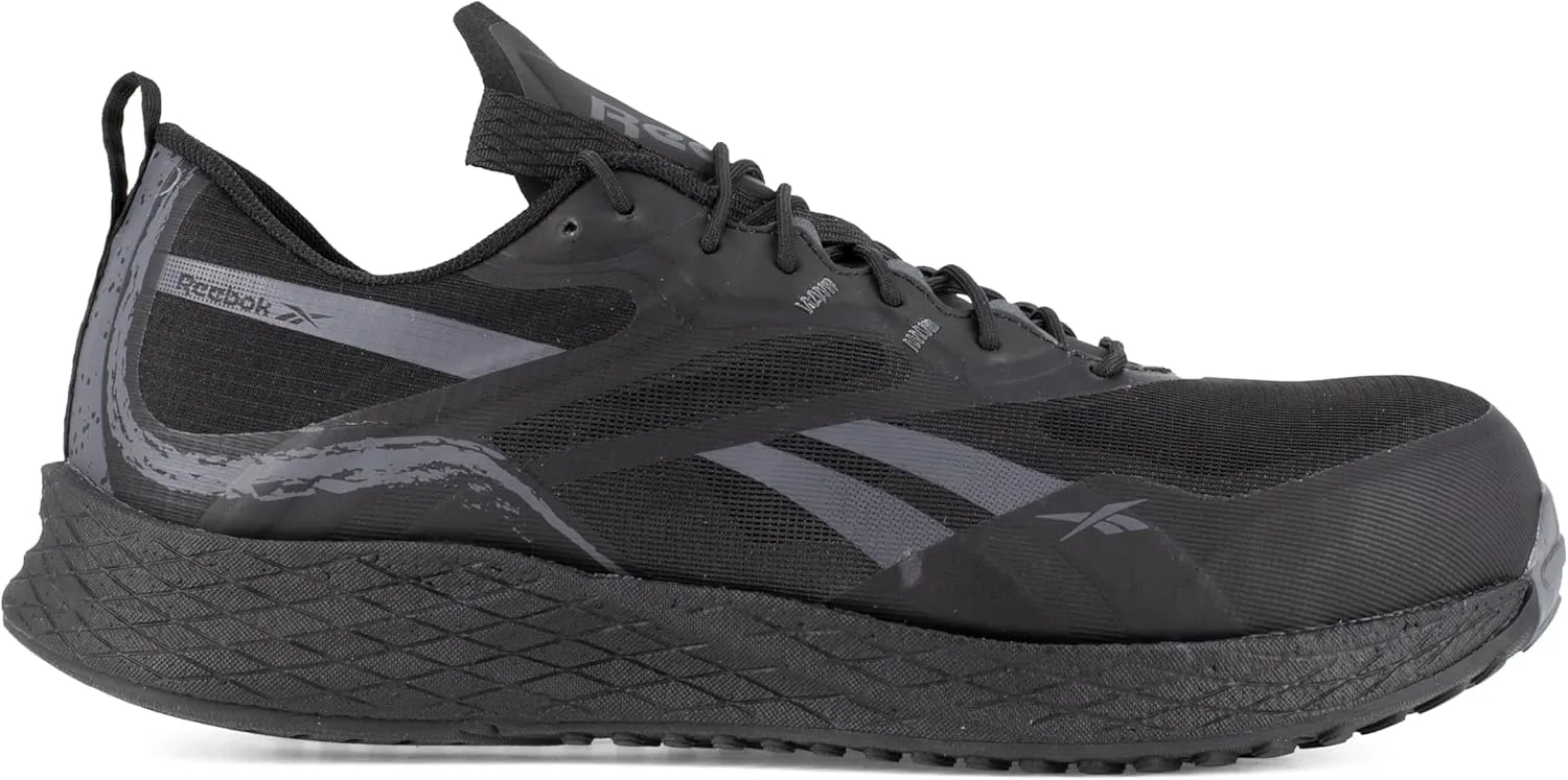 Рабочие ботинки Reebok Floatride Energy 3 Adventure Work Black с композитными носками для мужчин, черный — фото 2