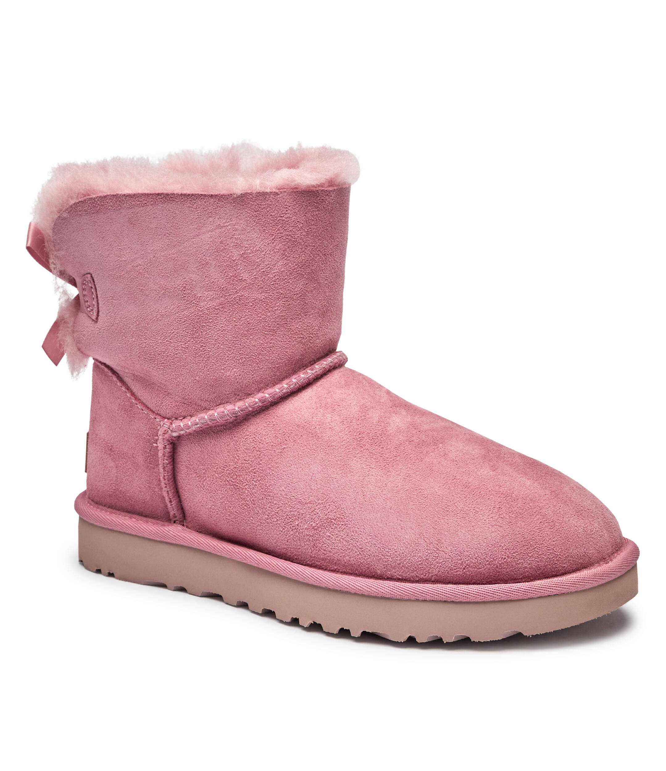 

Зимние ботинки UGG mini bailey bow II, роза