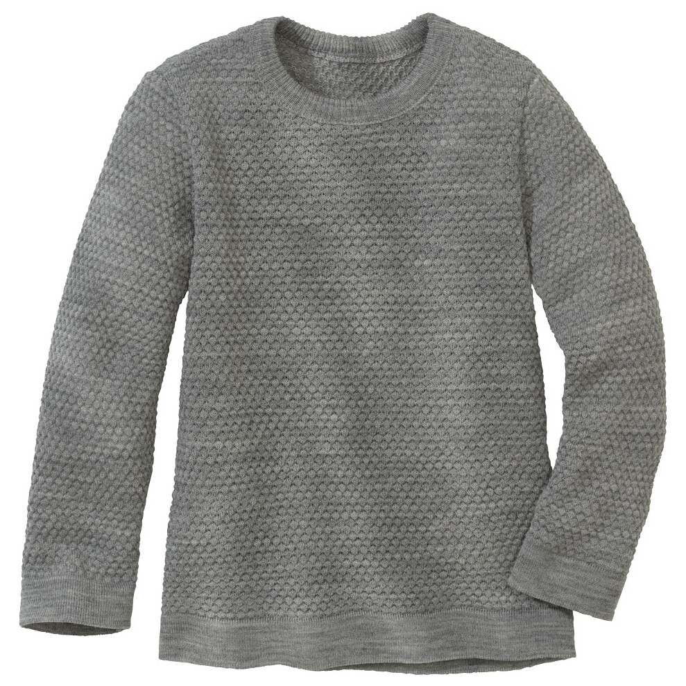 

Шерстяной свитер Disana Kid's Wabenstrick Pullover, серый