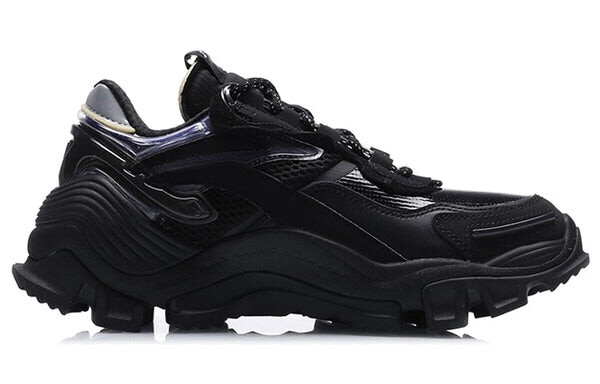 Кроссовки aurora skywalker y2k парижская неделя моды Li-Ning, черный — фото 3