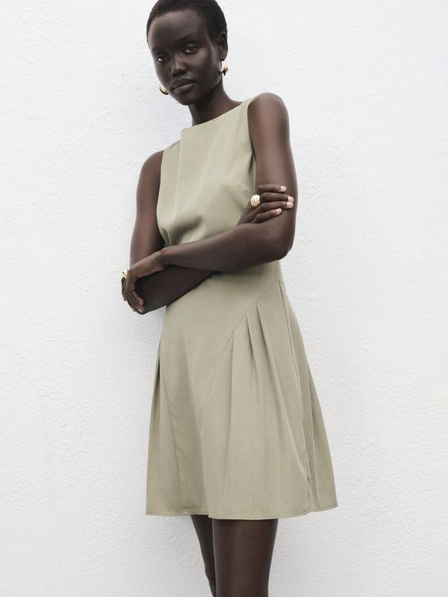 

Мини-платье морской тематики Mango, Beige