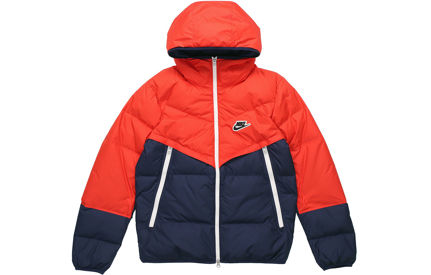 

Пуховик мужской красновато-синий Nike, красный/синий