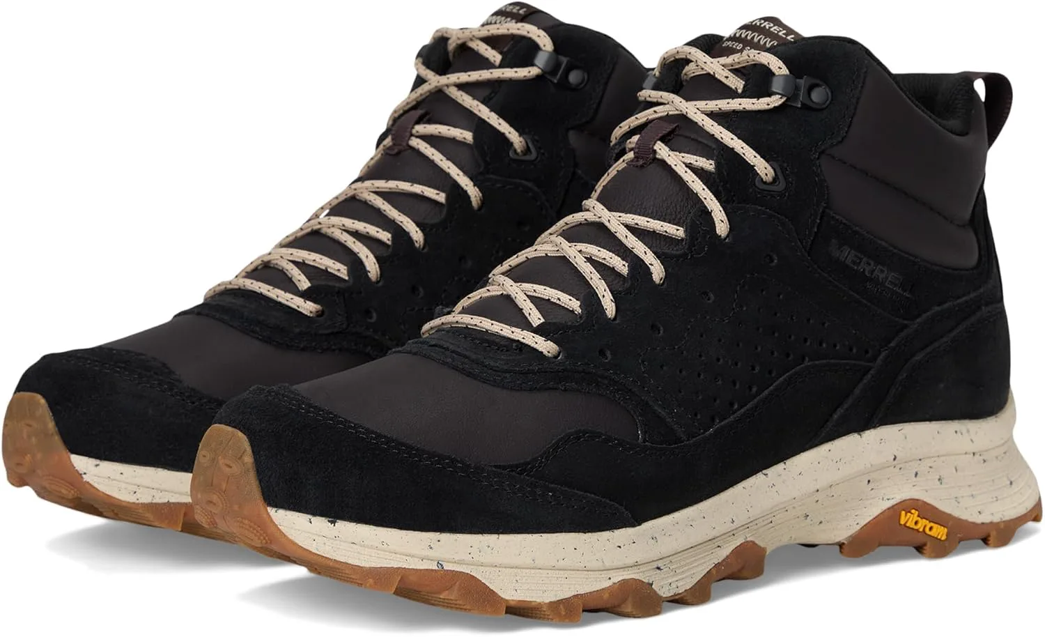 Merrell Мужские кроссовки Speed Solo Mxd Mid Wp, черный
