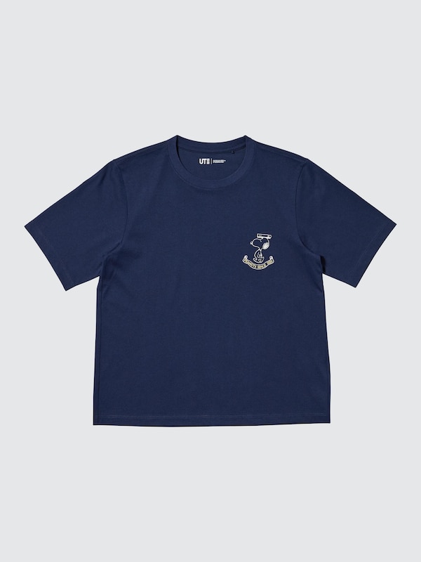 Футболка UT с графикой Peanuts Uniqlo, 69 navy — фото 3
