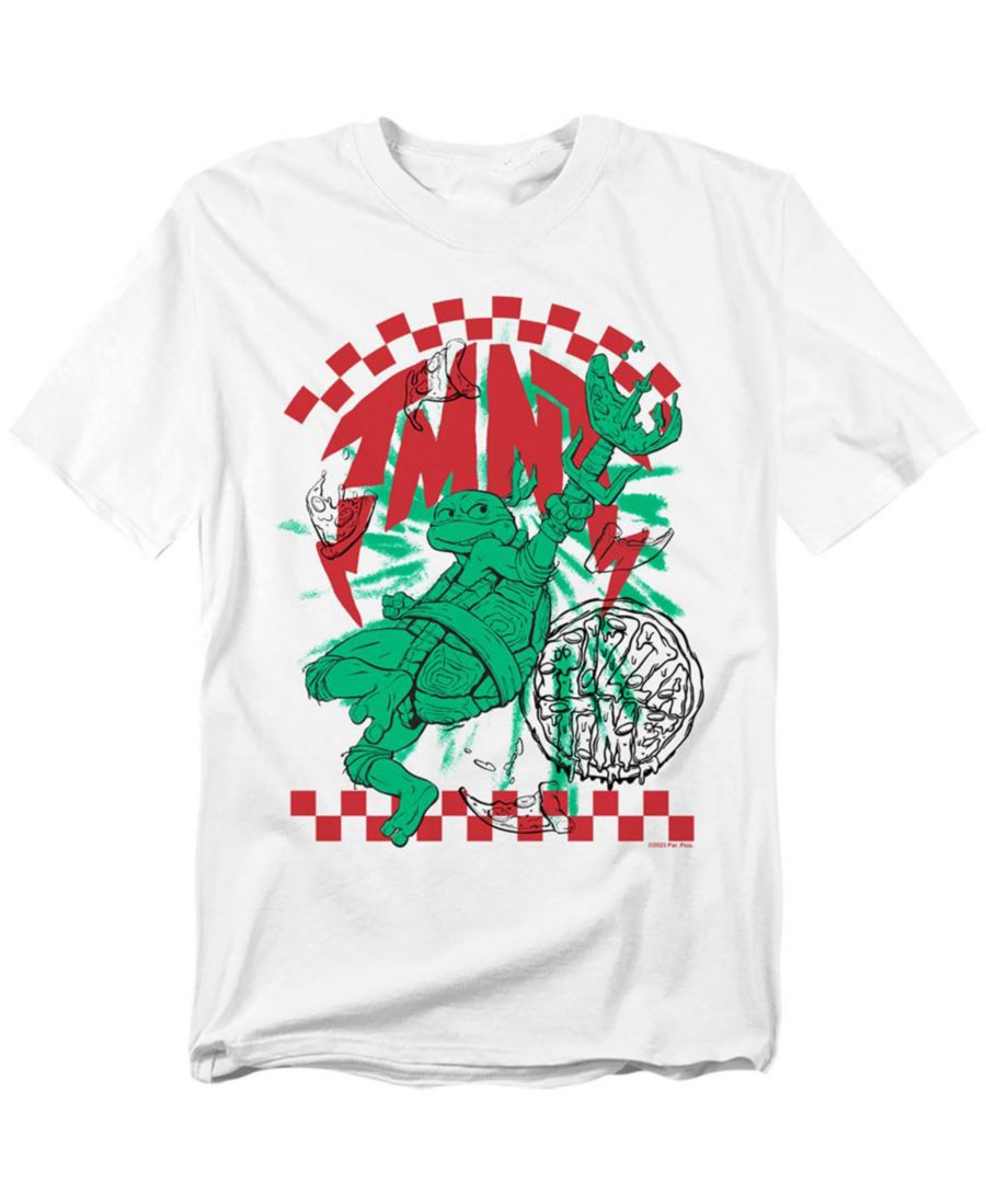 

Мужская футболка TMNT Mutant Mayhem Raphael Pizza TEENAGE MUTANT NINJA TURTLES, White, Белый, Мужская футболка TMNT Mutant Mayhem Raphael Pizza TEENAGE MUTANT NINJA TURTLES, White