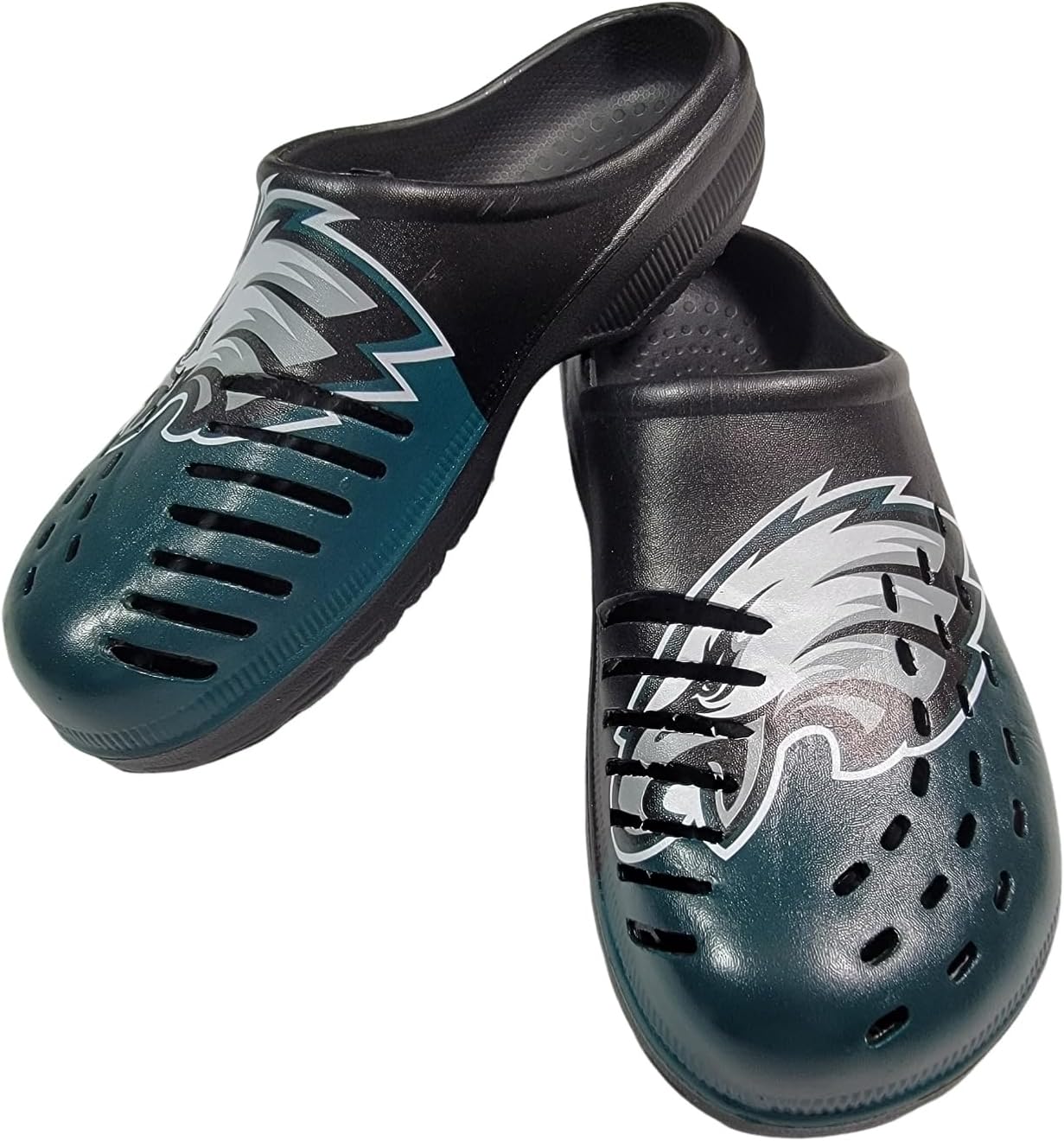 

Мужские сабо FOCO NFL с крупным логотипом команды, удобные водонепроницаемые слипоны, Philadelphia Eagles