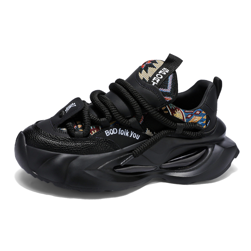 

TONYBEAR Мужские черные массивные кроссовки лоу-топ, цвет Black