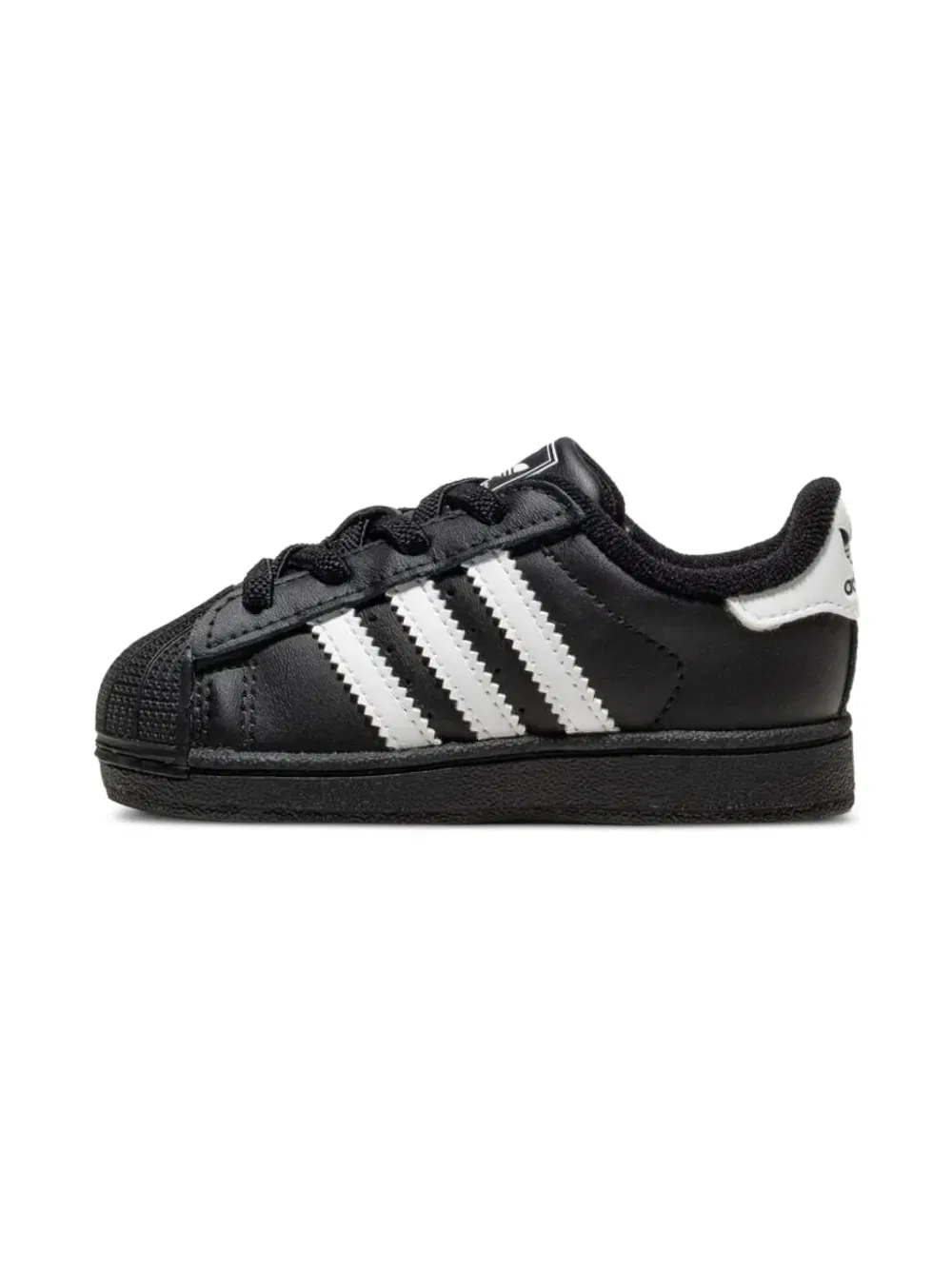 Кроссовки Superstar II с тремя полосками Adidas Kids, черный — фото 2