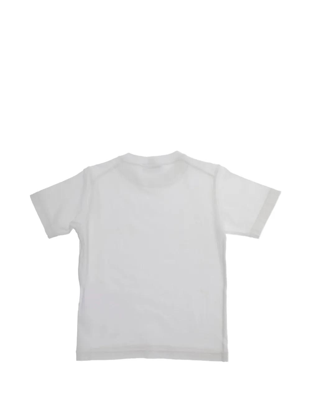 Футболка с нашивкой-логотипом Stone Island Junior, белый — фото 2