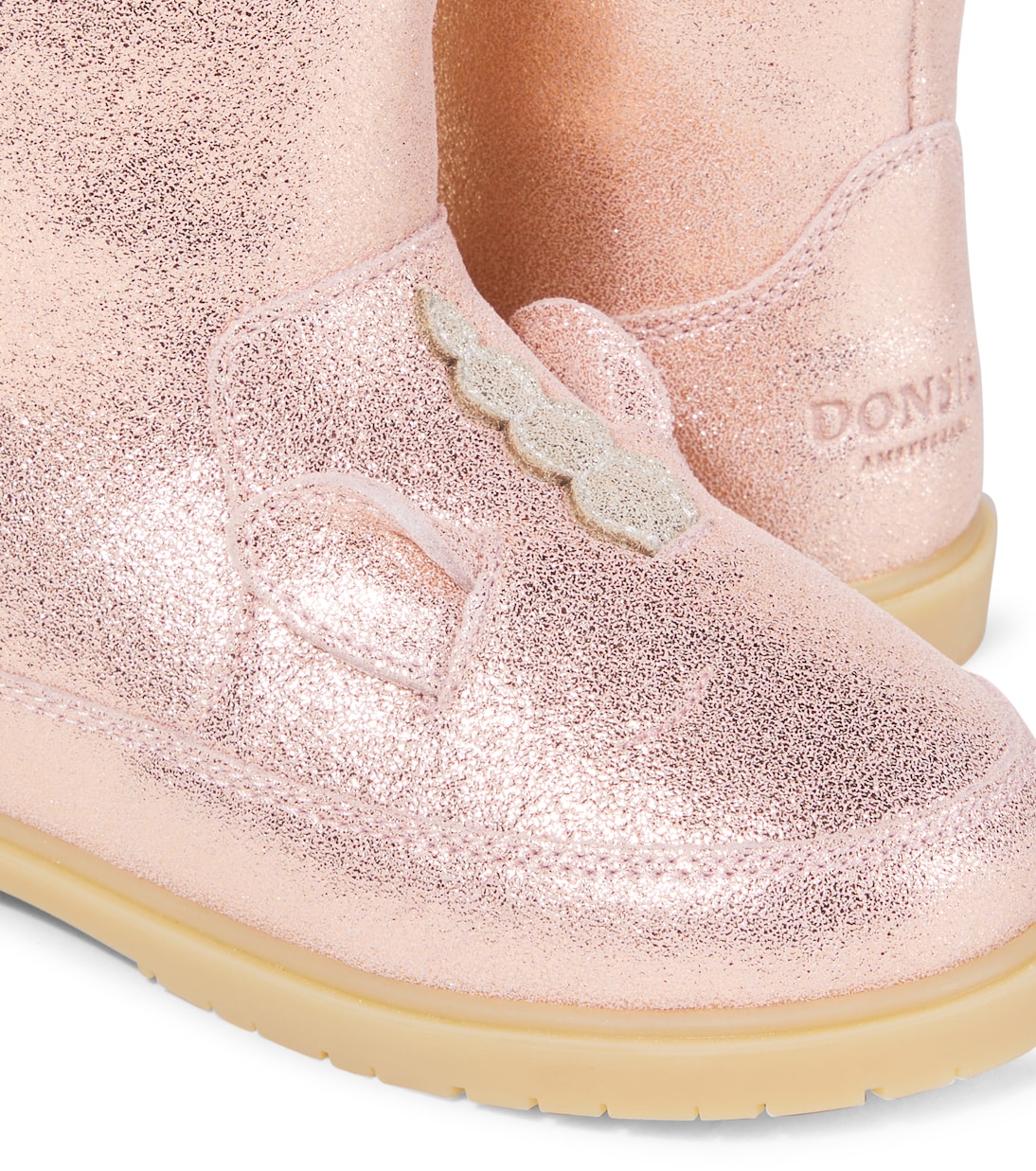 Ботинки из металлизированной кожи Xelly Donsje, Powder Metallic Leather — фото 4