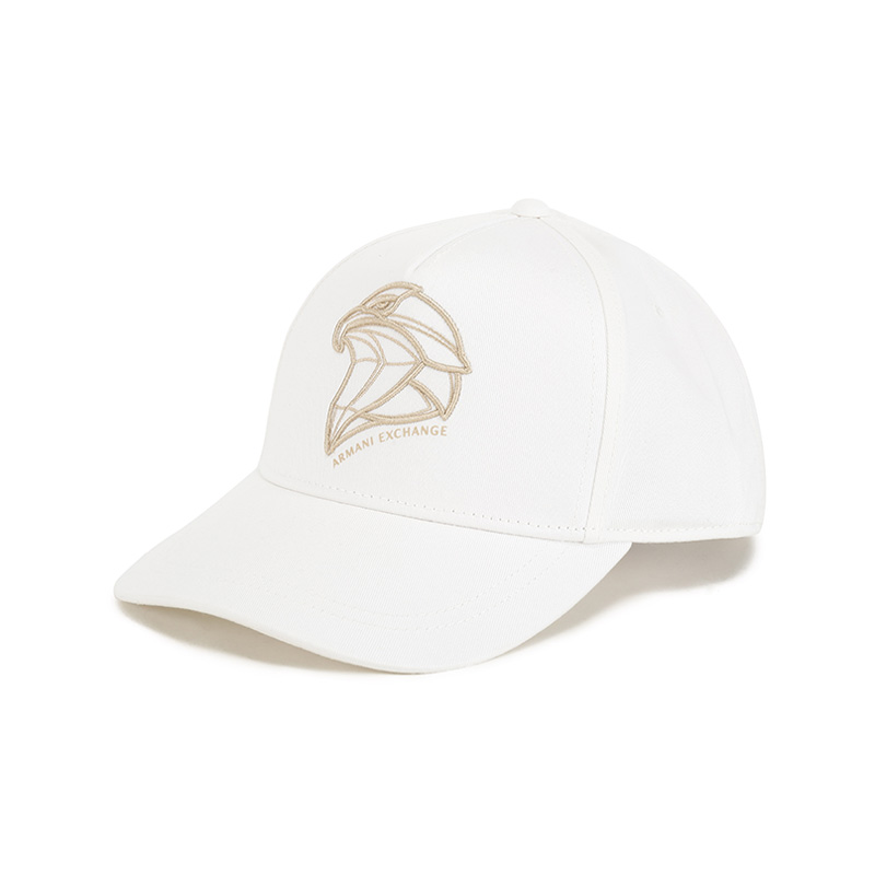 

ARMANI EXCHANGE Хлопковая бейсболка мужская белая, White