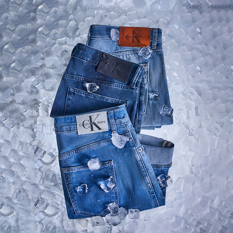 Calvin Klein Джинсы мужские деним темно-синие — фото 3