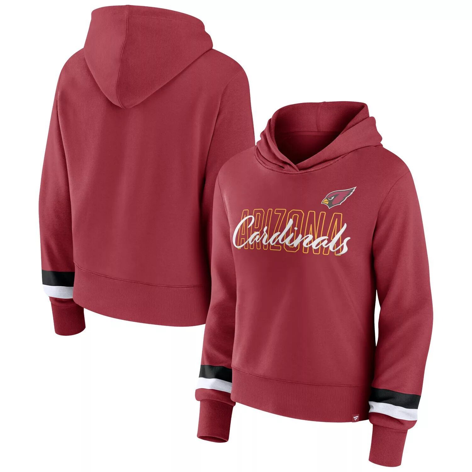 

Женский пуловер с капюшоном Fanatics Cardinal Arizona Cardinals Fanatics