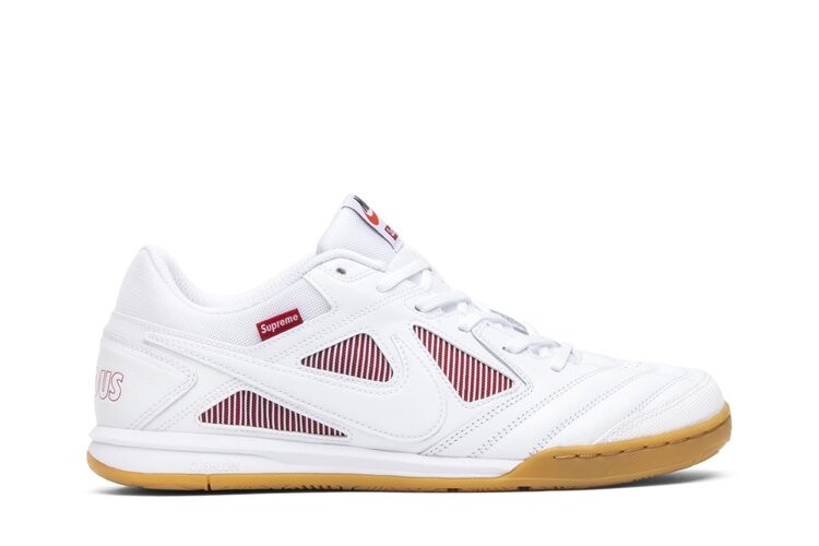 

Кроссовки Nike Supreme x Gato SB 'White', белый