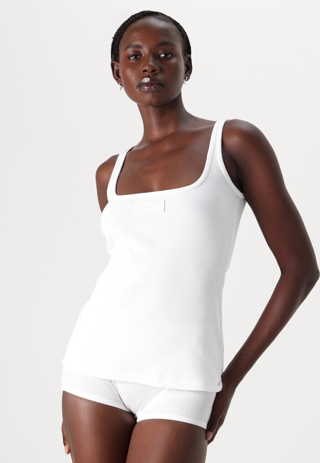 

Верх пижамы TANK TOP STRETCH Versace, кремовый