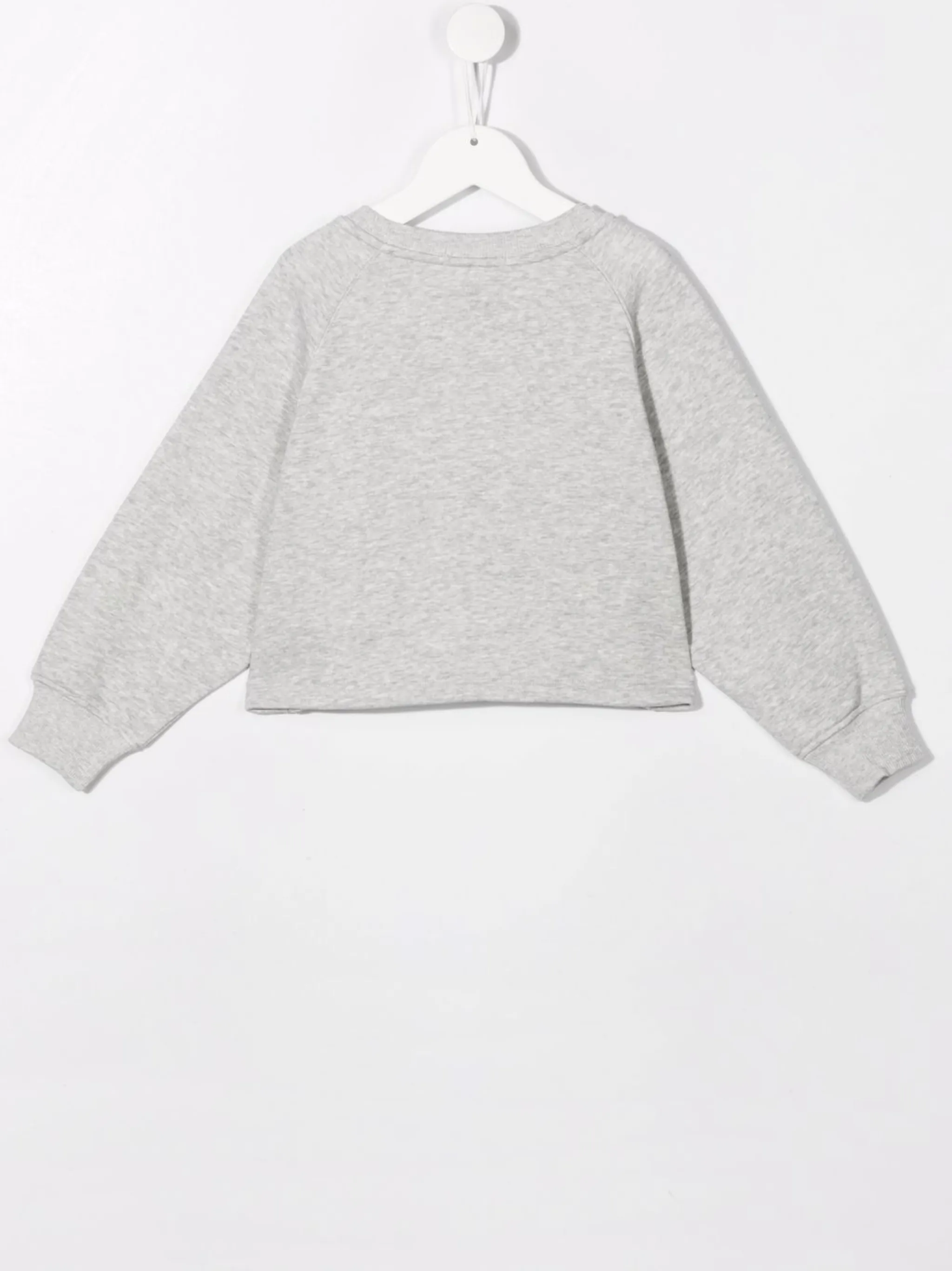 Укороченная толстовка с логотипом Calvin Klein Kids, серый — фото 2