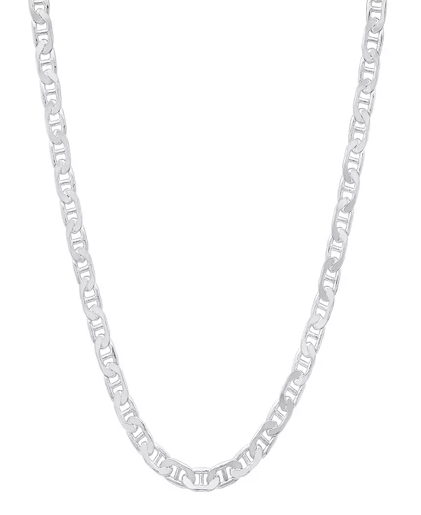 

Ожерелье унисекс из стерлингового серебра Mariner Superflat Steeltime, silver