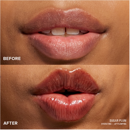 Глубокое питательное масло для губ Nudestix Nudeskin Hydrating Peptide Lip Butter, Sugar Plum 10 ml — фото 2
