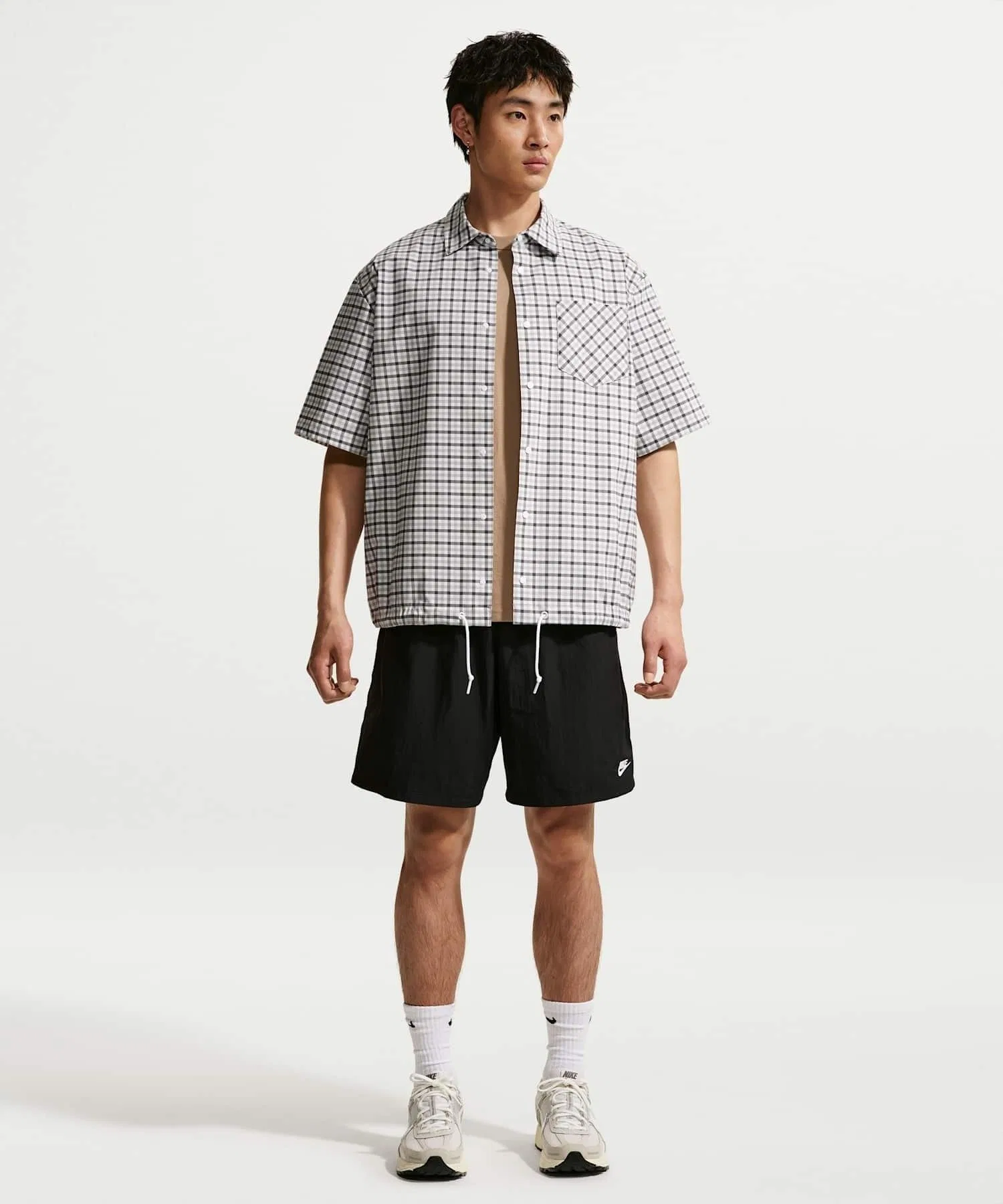 Мужские спортивные шорты NIKE Sportswear Club с вышивкой, чёрные