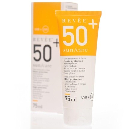 

Revée Face Sun Cream 50+ SPF Солнцезащитный крем для тела с превосходной защитой от солнца для лица и питательными свойствами 75 мл R Revée