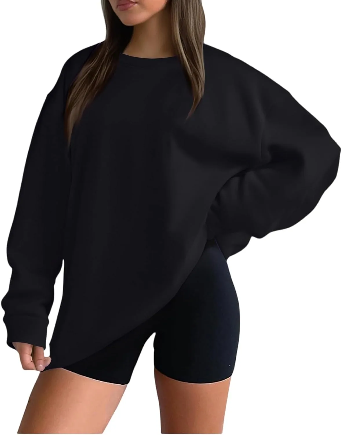 

Оверсайз свитшот для женщин, осень 2025, Casual, мягкий флис FlekmanArt