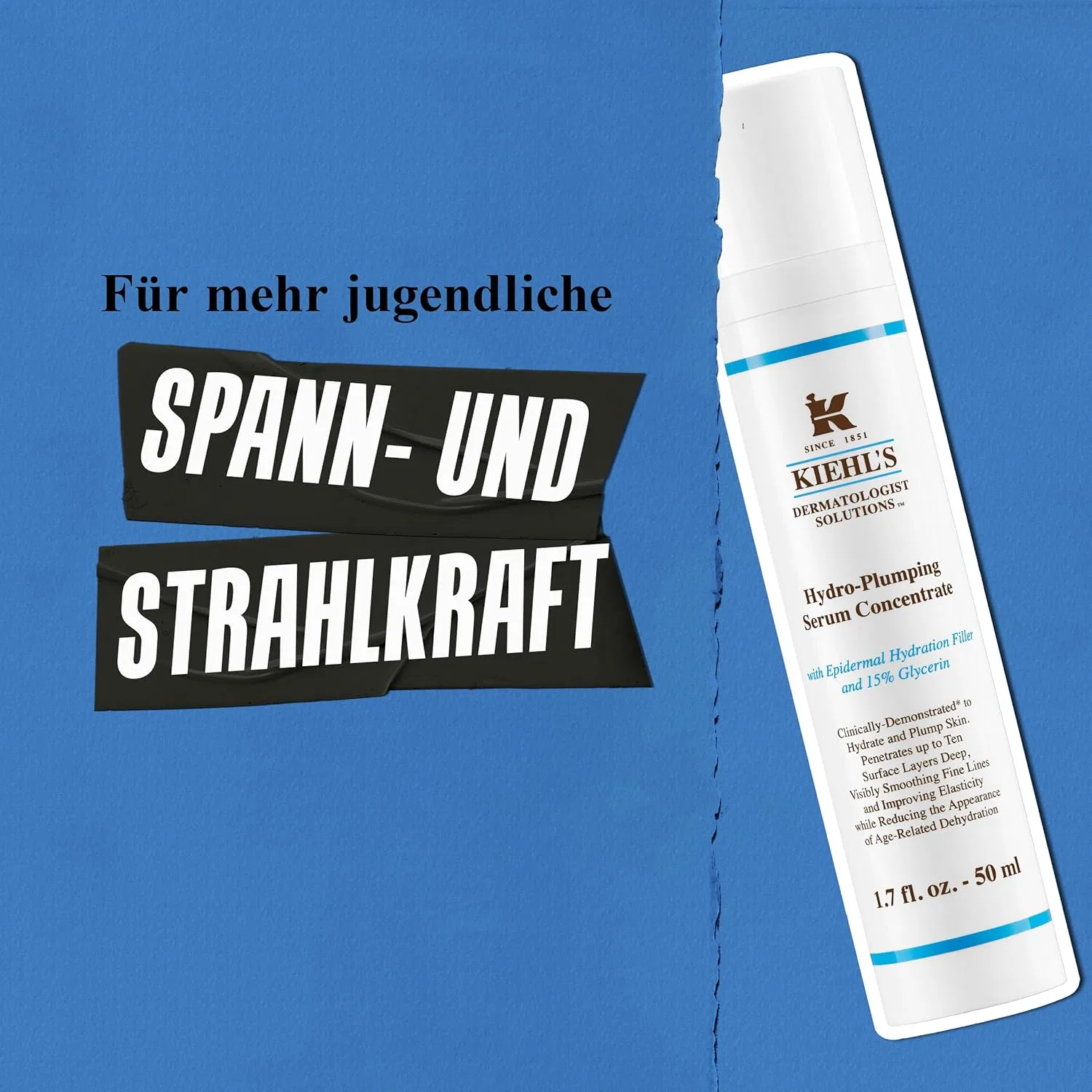 Бустер Kiehl's — Увлажняющая антивозрастная -концентрат «Hydro-Plumping Re-Texturizing Serum Concentrate» — фото 3