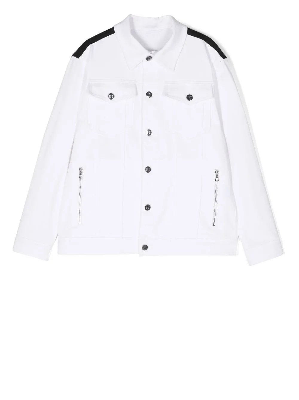 

Куртка с логотипом Balmain Kids, белый