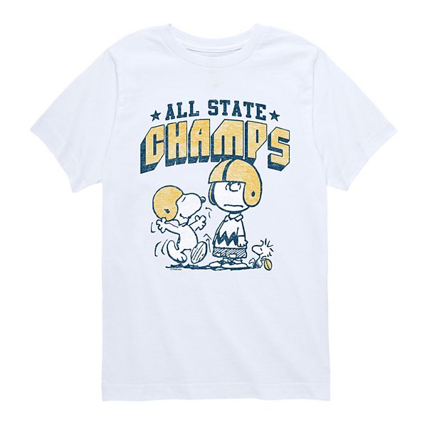 

Футболка с принтом All State Champs для мальчиков 8-20 Licensed Character, White