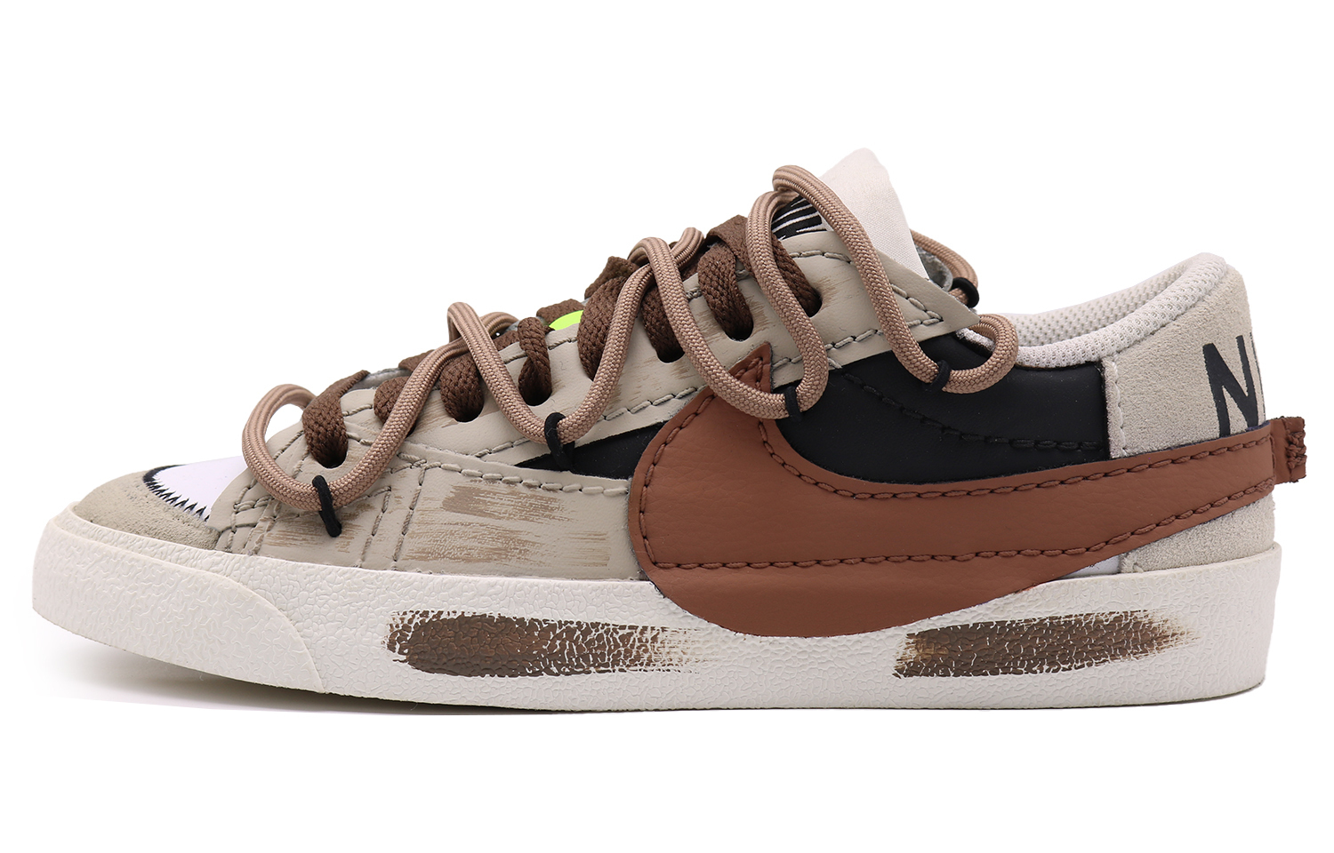 

Nike Блейзер лоу топ скейтборд обувь мужские темно-коричневый