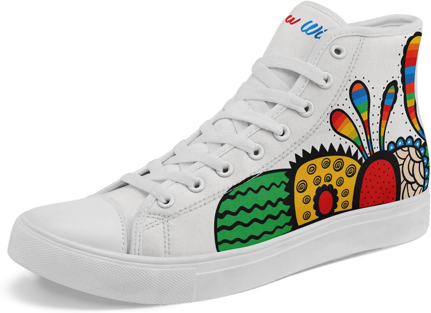 

Стильные высокие кеды из холщовой ткани AWSOLE для мужчин и женщин, модные художественные дизайны, различные яркие стили, плоские кроссовки для ходьбы, белый/красный/синий/зеленый/желтый