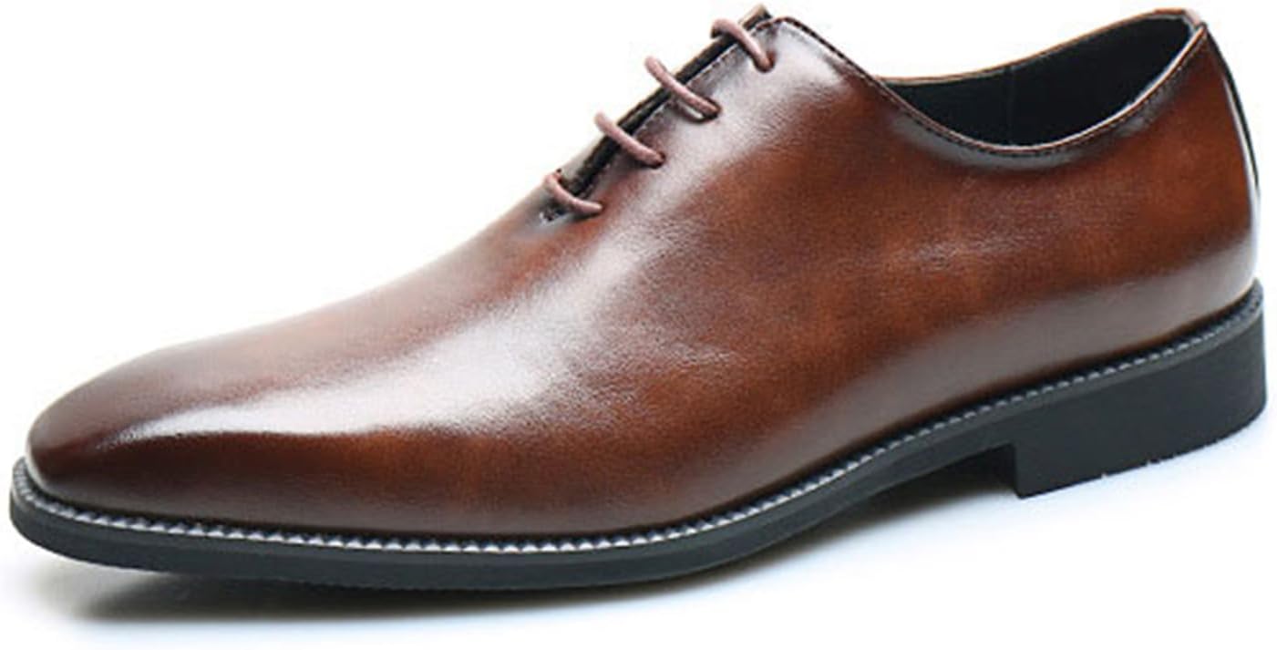 

Мужские туфли из PU кожи, классические туфли с шнуровкой, смокинги для официальных мероприятий Generic, коричневый