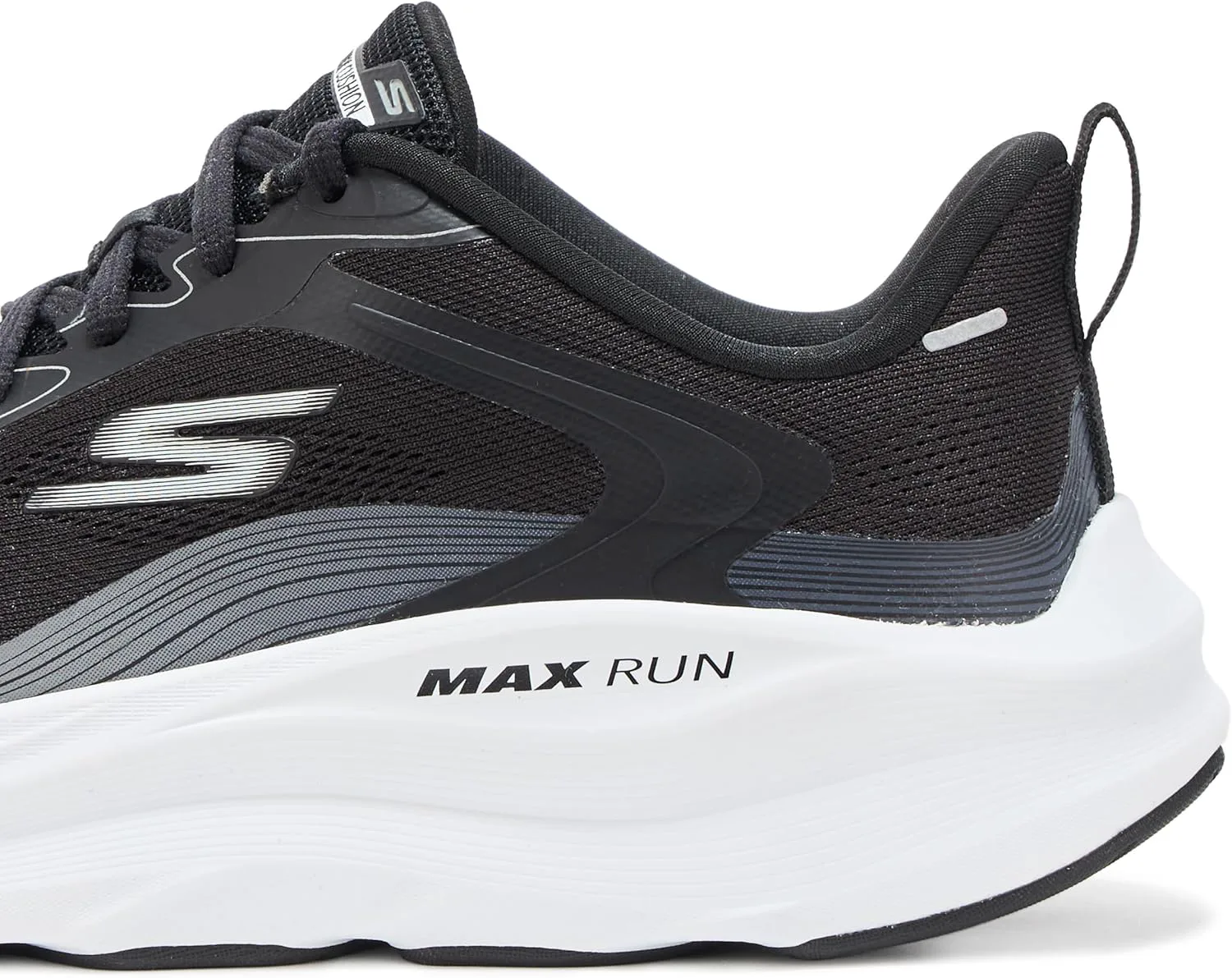 Мужские кроссовки Skechers Max Run Pacewave, черно-белый — фото 4