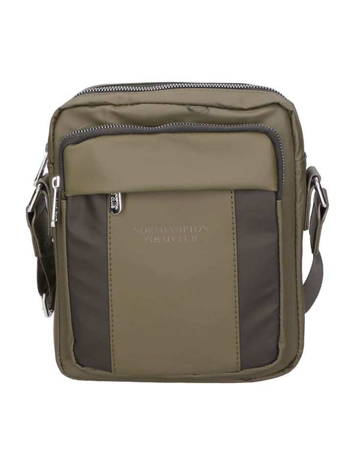 

Наплечная сумка Northampton Polo Club, цвет green+black
