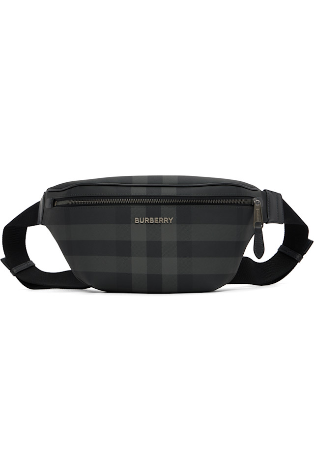 Burberry Серая поясная сумка Cason