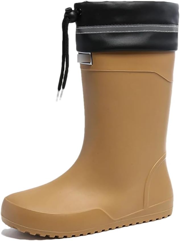 

Мужские водонепроницаемые ботинки Wjnvfioo, легкие, износостойкие, с круглым носком, для активного отдыха, эластичные, противоскользящие, хаки