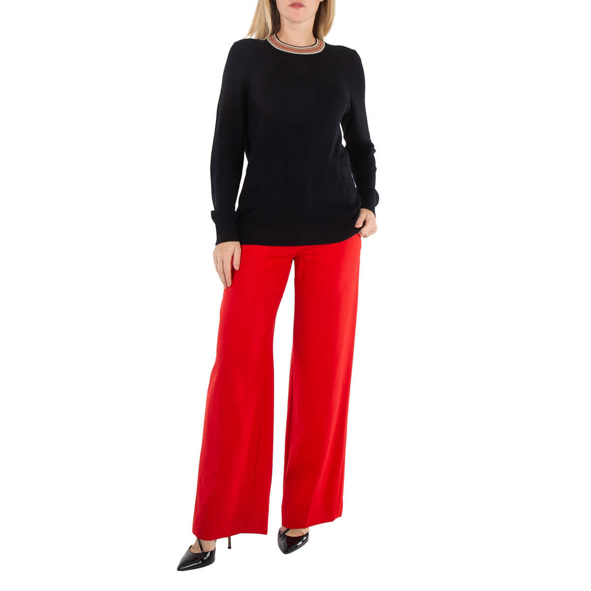 

Брюки Burberry Wide-Leg Tailored TB