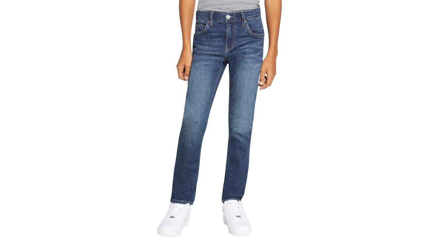 Джинсы 511 Slim Fit Eco Performance для мальчиков 8-20 лет Levi's, Dark Wash — фото 2
