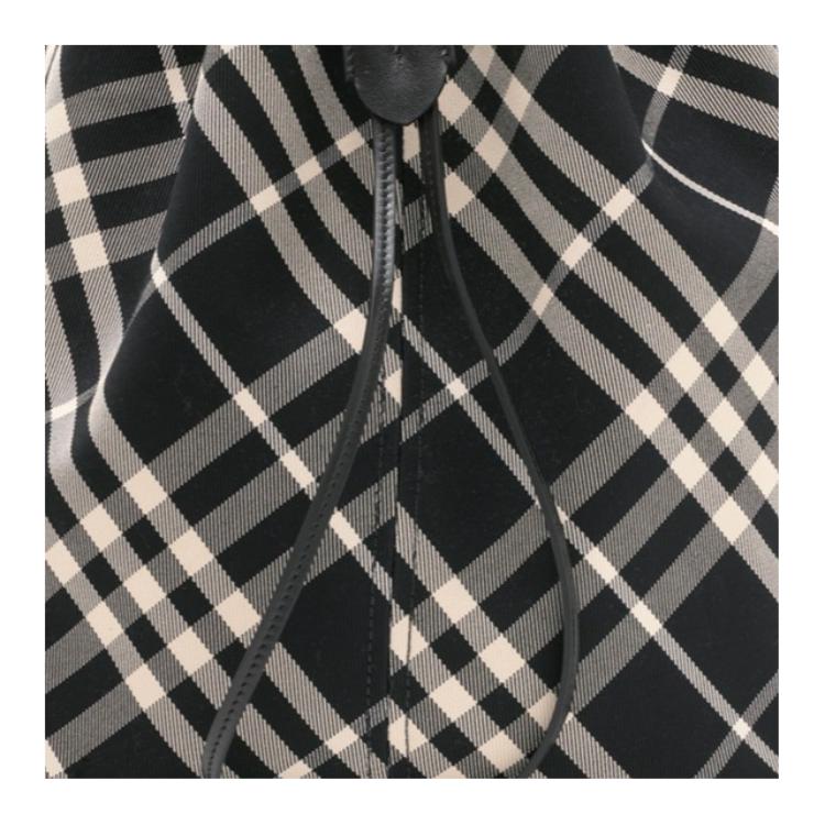 Сумка-ведро Burberry из хлопка с принтом — фото 4