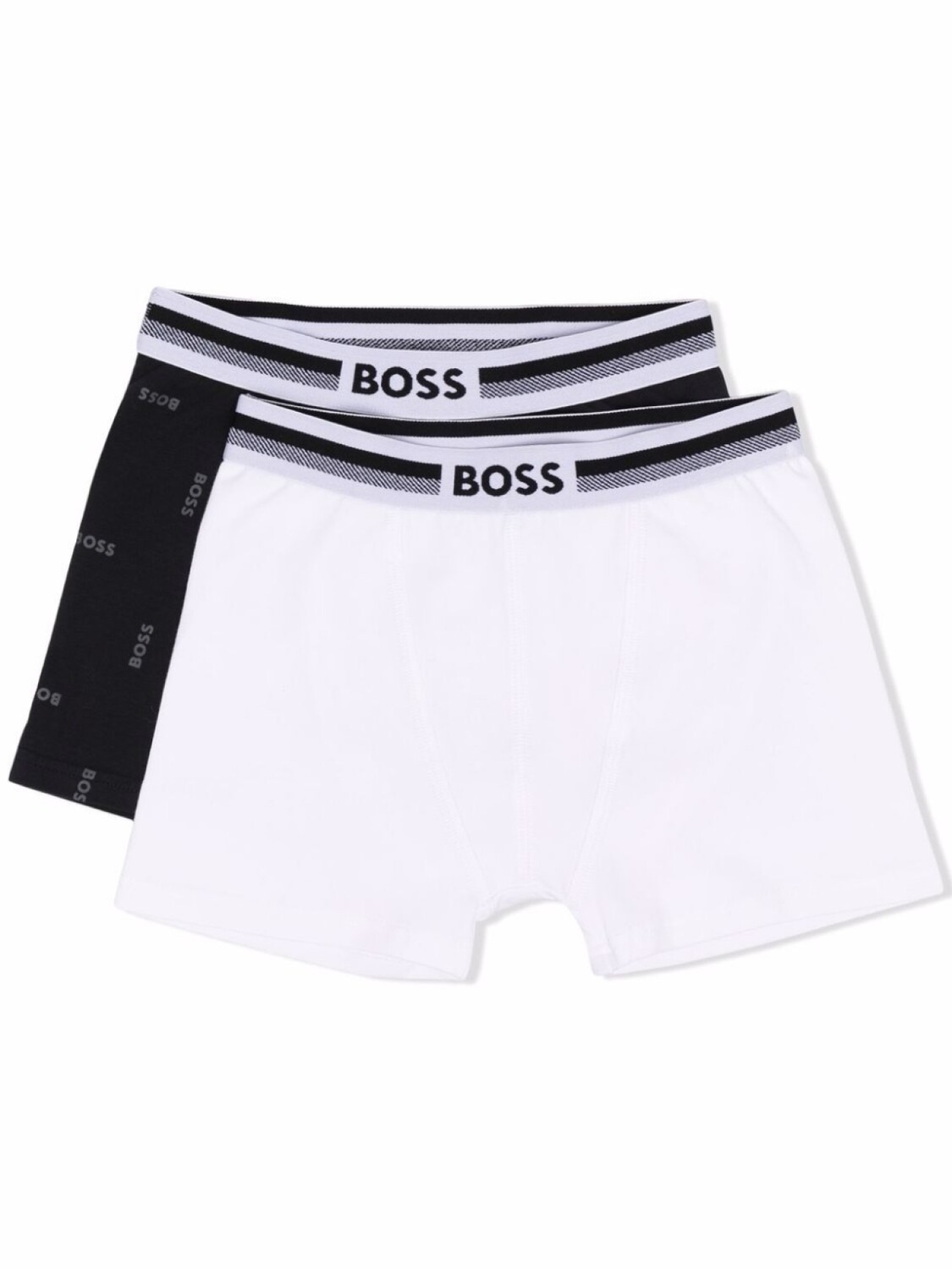 

Комплект из двух боксеров с логотипом BOSS Kidswear, черный
