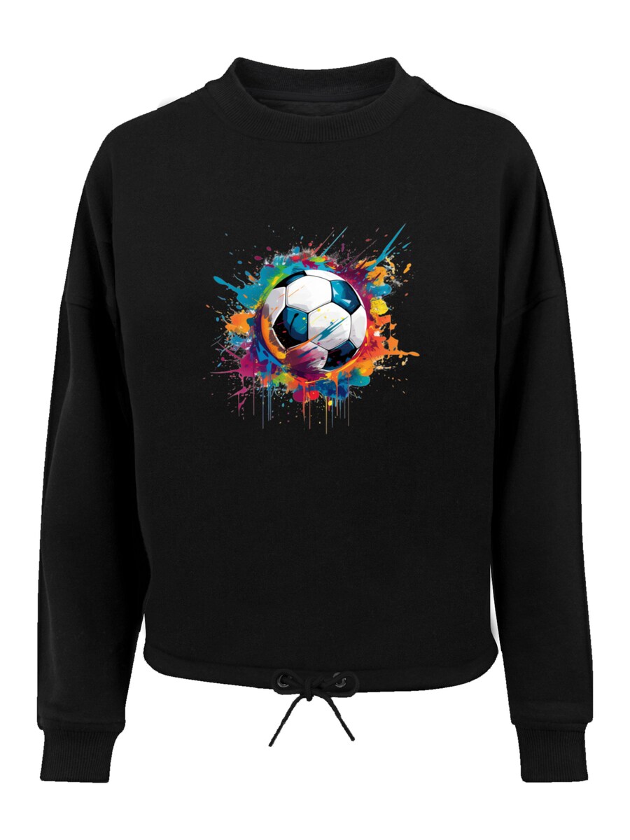 

Толстовка F4NT4STIC Bunte FuГџball Grafik, Black